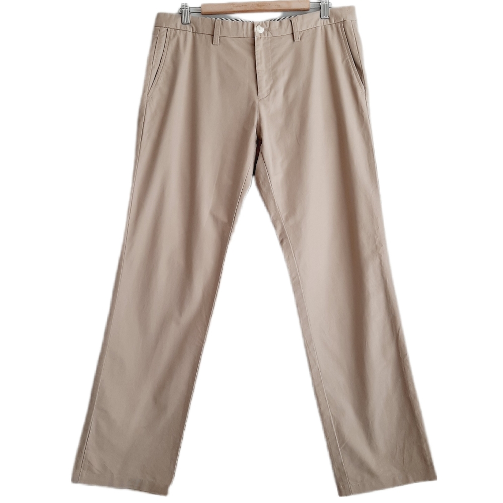 🍒 Hugo Boss Regular Fit Classic Chino Pants Light Beige Men's Sz 36